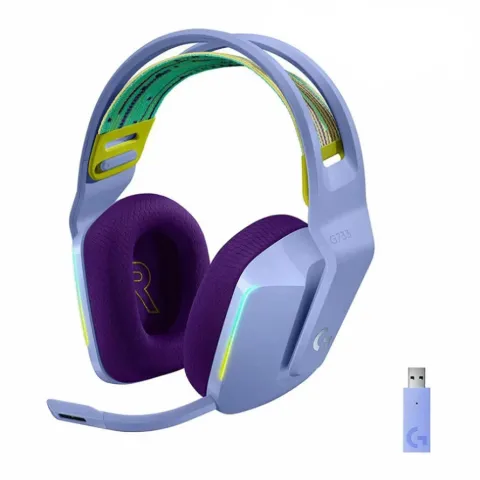 هدست لاجیتک بی سیم G733 Lightspeed RGB - تصویر ۳