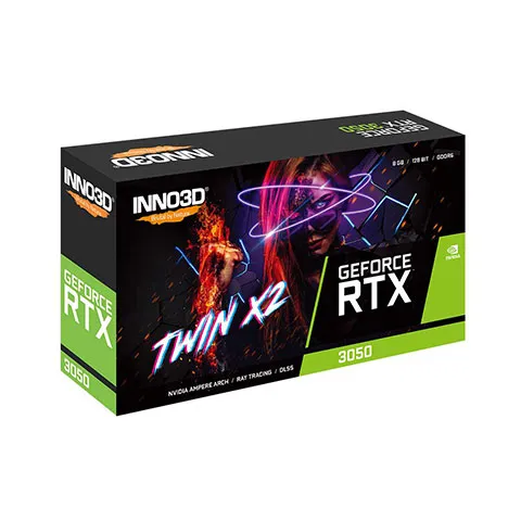 کارت گرافیک اینو تری دی GEFORCE RTX 3050 TWIN X2 8GB GDDR6 - تصویر ۲