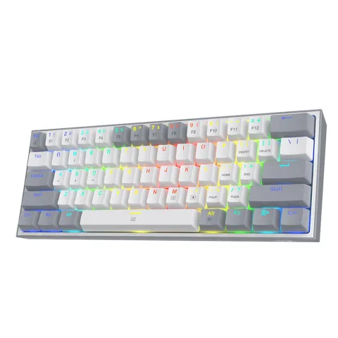 کیبورد گیمینگ ردراگون K617 FIZZ WHITE-GREY RGB - تصویر ۲