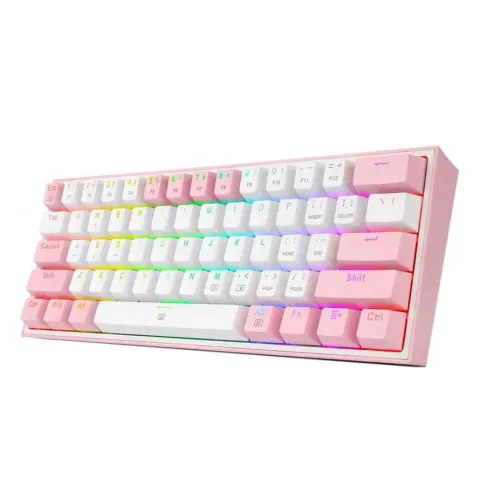 کیبورد ردراگون K617R FIZZ RAINBOW WHITE-PINK BLUE SW - تصویر ۲