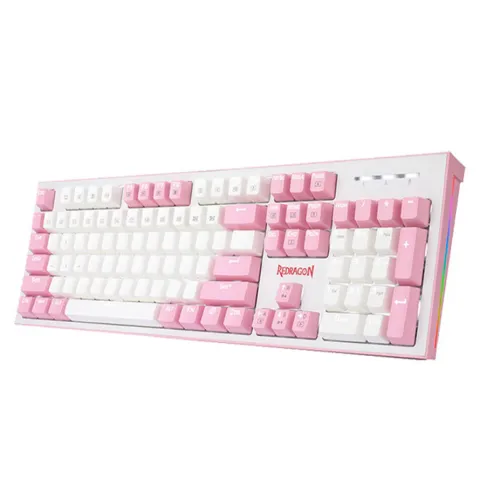 کیبورد گیمینگ ردراگون Hades X K623-W1B PINK-WHITE - تصویر ۲