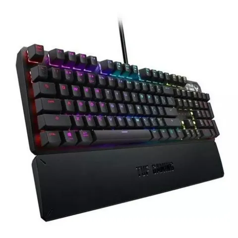 کیبورد گیمینگ ایسوس TUF Gaming K3 RGB Brown - تصویر ۲