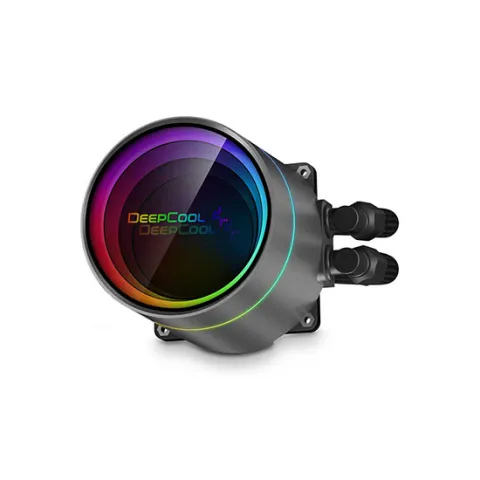 خنک کننده مایع پردازنده دیپ کول CASTLE 360EX A-RGB Black - تصویر ۳