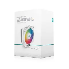 خنک کننده پردازنده دیپ کول AG400 WHITE ARGB