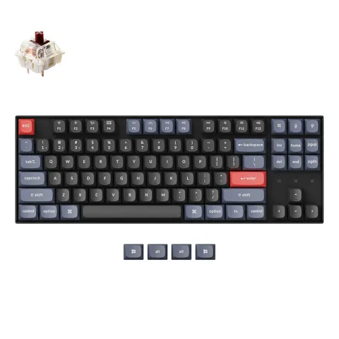 کیبورد بی سیم گیمینگ کی‌کرون K8 PRO TKL Brown Switch RGB - تصویر ۲
