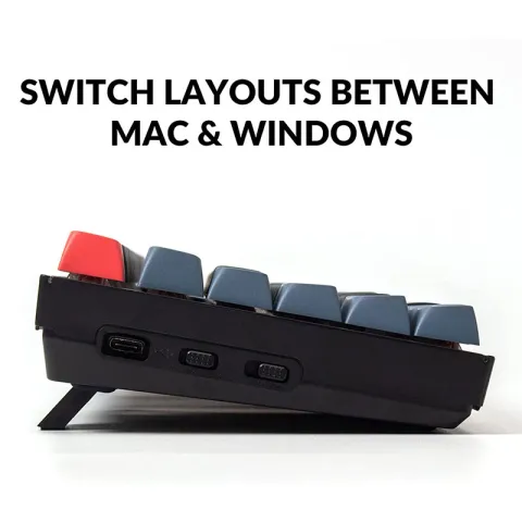 کیبورد بی سیم گیمینگ کی‌کرون K8 PRO TKL Brown Switch RGB - تصویر ۵