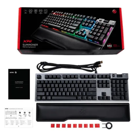 کیبورد گیمینگ ای دیتا XPG SUMMONER SILVER Switch - تصویر ۳
