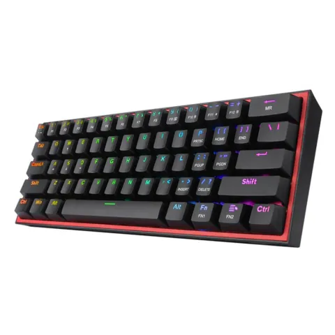 کیبورد ردراگون REDRAGON K617 FIZZ RGB BLACK - تصویر ۲