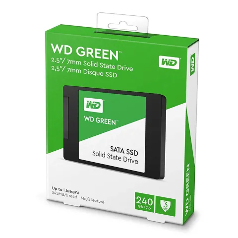 اس اس دی وسترن دیجیتال GREEN SATA ظرفیت 240 گیگابایت - تصویر ۲