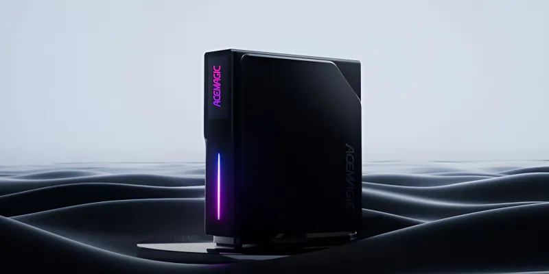 برسی مشخصات سخت‌افزاری مینی کامپیوتر ACEMAGIC S1 با صفحه نمایش LCD