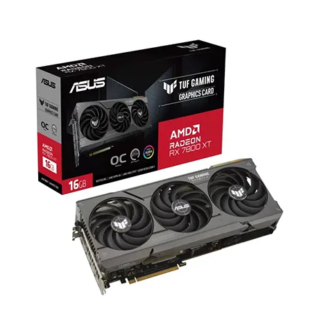 کارت گرافیک ایسوس TUF Gaming Radeon RX 7800 XT OC Edition 16GB GDDR6 - تصویر ۲