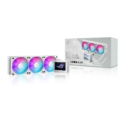 خنک کننده مایع پردازنده ایسوس مدل ROG RYUJIN III 360 ARGB White - تصویر ۷