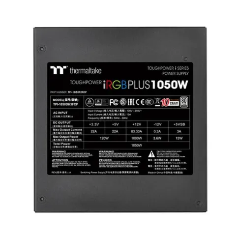 پاور 1050 وات ترمالتیک Toughpower iRGB PLUS 1050W Platinum TT Premium Edition - تصویر ۷