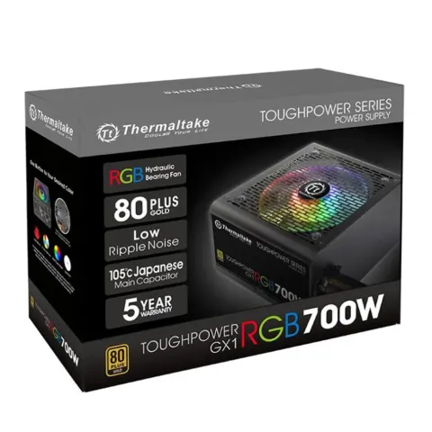 پاور 700 وات ترمالتیک Toughpower GX1 RGB 700W Gold - تصویر ۲