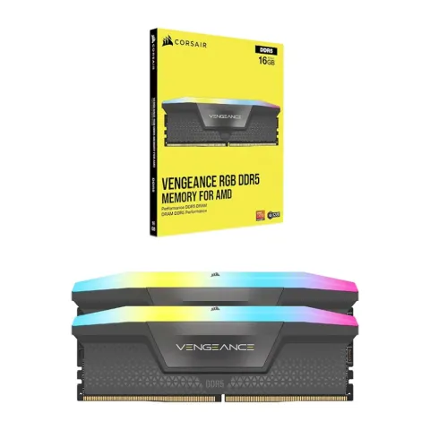 رم کورسیر Vengeance RGB 32GB 16GBx2 5600MHz CL40 DDR5 AMD EXPO - تصویر ۴
