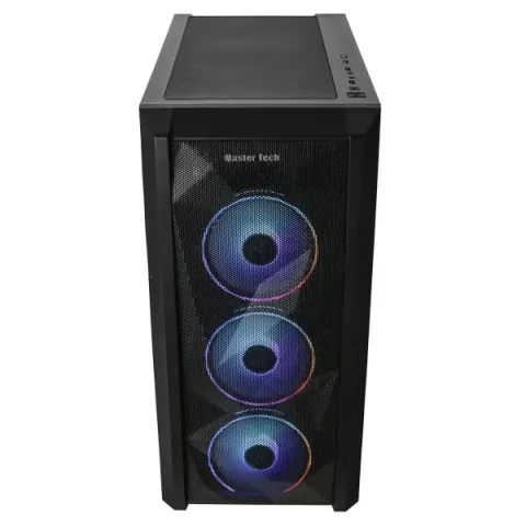 کیس کامپیوتر مسترتک مدل Hunter X Gaming Black - تصویر ۲