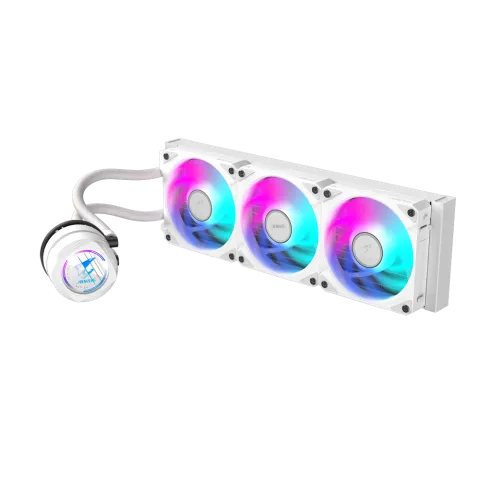 خنک کننده مایع پردازنده گیگابایت  AORUS WATERFORCE  II 360 ICE WHITE - تصویر ۲
