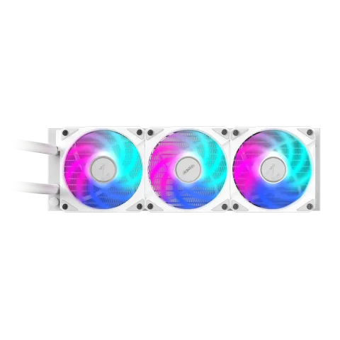 خنک کننده مایع پردازنده گیگابایت  AORUS WATERFORCE  II 360 ICE WHITE - تصویر ۴