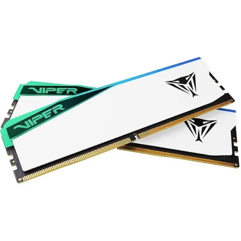 رم پاتریوت PATRIOT VIPER ELITE 5 RGB 2*32=64GB 6200MT/s WHITE - تصویر ۲