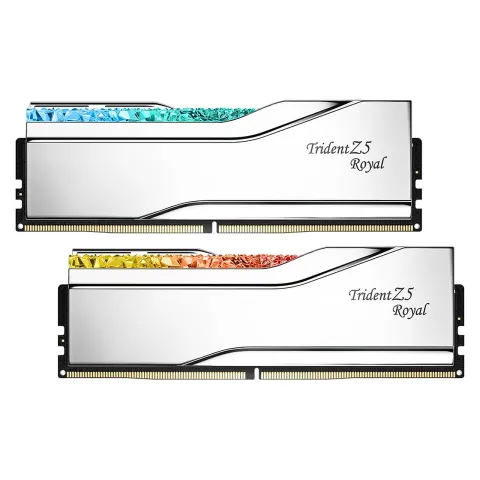 رم جی اسکیل Trident Z RGB ROYAL NEO 2*16=32GB 7200MHz CL34 Silver - تصویر ۳