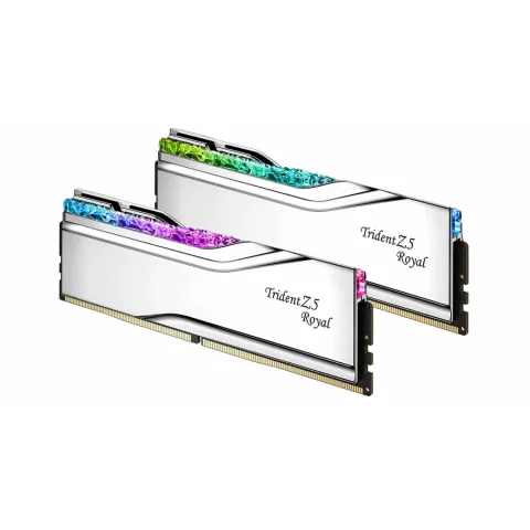 رم جی اسکیل GSKILL Trident Z ROYAL RGB SILVER 32GB(2x16) 6400MT/s CL32 DDR5 - تصویر ۳