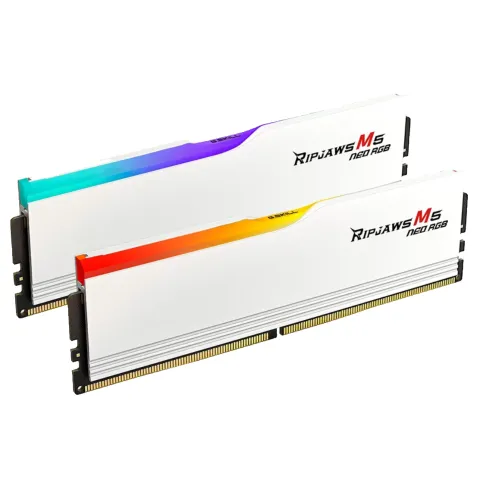 رم جی اسکیل Ripjaws M5 Neo RGB White 32GB (2x16 GB) DDR5 6400 MHz CL32 - تصویر ۲