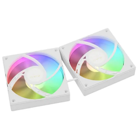 خنک کننده مایع پردازنده گیم دیاس CHIONE E4-240 WHITE LIQUID COOLER - تصویر ۳