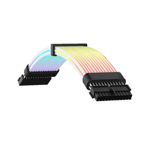 کابل اسلیو گیم مکس GAMEMAX ARGB Extension 24-pin MB Sleeve BLACK - تصویر ۲