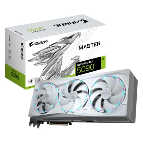 کارت گرافیک گیگابایت AORUS RTX 5090 MASTER ICE 32G - تصویر ۲