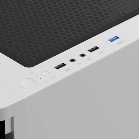 کیس گیم دیاس TALOS E3 CG WHITE GAMING CASE - تصویر ۵