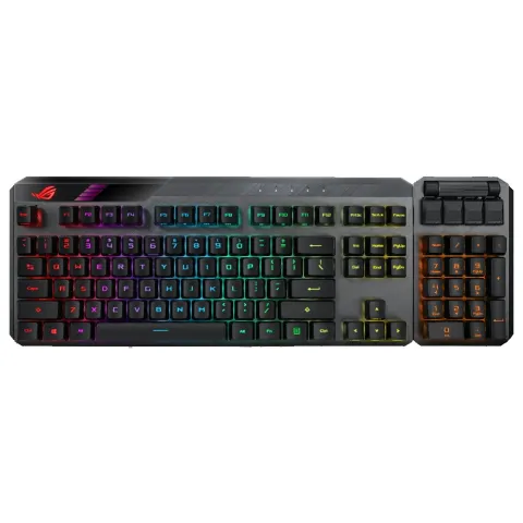 کیبورد  ایسوس بی سیم ROG STRIX Claymore II Red Switch - تصویر ۸