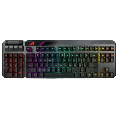 کیبورد  ایسوس بی سیم ROG STRIX Claymore II Red Switch - تصویر ۲