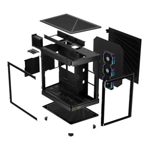 کیس گیم دیاس GAMDIAS NESO P1 PRO BLACK - تصویر ۸