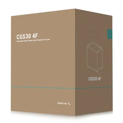 کیس دیپ کول CG530 4FAN BLACK - تصویر ۳