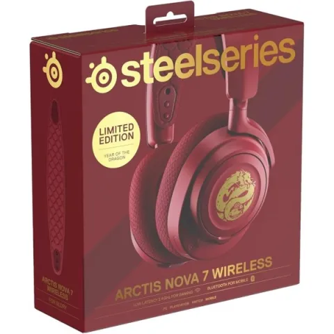 هدست استیل سریز SteelSeries Arctis Nova 7 DRAGON EDITION Wireless - تصویر ۲