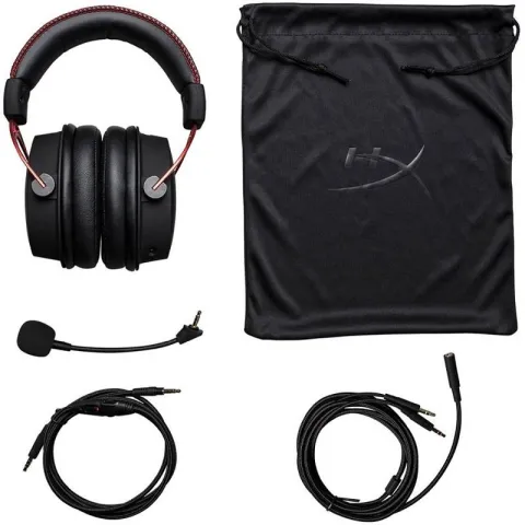 هدست هایپر ایکس HyperX Cloud ALPHA BLACK RED Wired - تصویر ۳