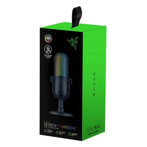 میکروفون ریزر Seiren V3 Chroma (جعبه باز) - تصویر ۳