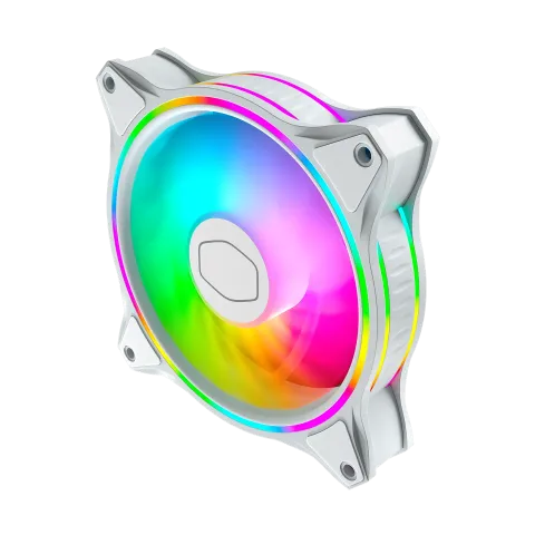 فن کیس کولر مستر MASTERFAN MF120 WHITE HALO بسته 3 عددی - تصویر ۴