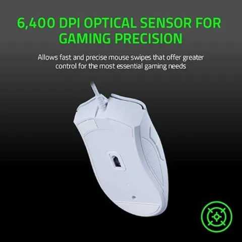 موس ریزر DeathAdder Essential WHITE - تصویر ۵