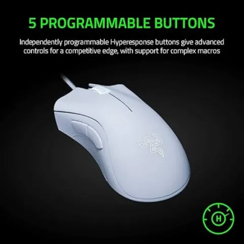 موس ریزر DeathAdder Essential WHITE - تصویر ۶