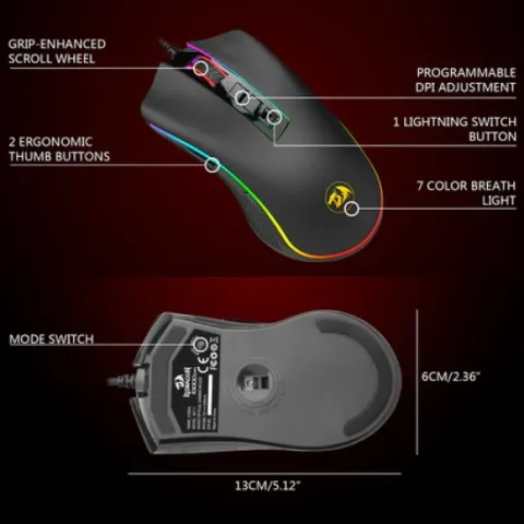 موس ردراگون مدل COBRA M711-FPS - تصویر ۴