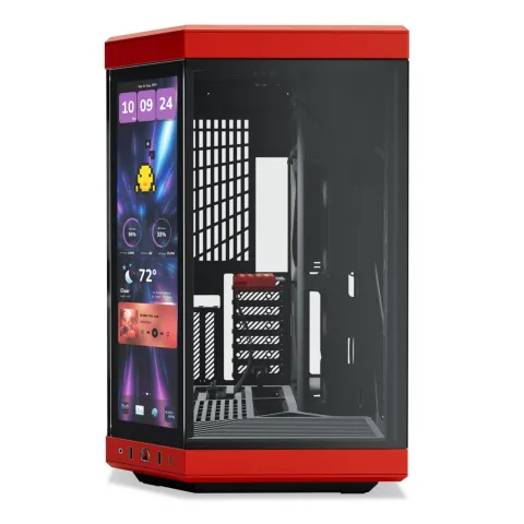 کیس هایت HYTE Y70 + TOUCH DISPLAY BLACK CHERRY - تصویر ۹