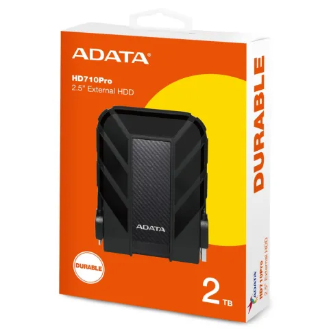 هارد اکسترنال ای دیتا مشکی HDD EXTERNAL ADATA HD 710 PRO 2TB - تصویر ۵