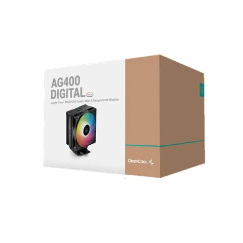 خنک کننده پردازنده دیپ کول DEEPCOOL AG400 DIGITAL BLACK ARGB - تصویر ۴