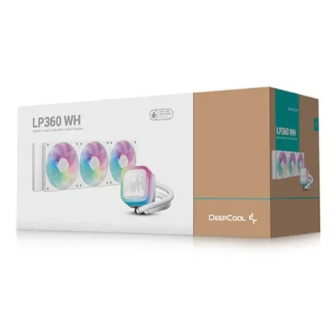 خنک کننده مایع پردازنده دیپ کول LP360 DIGITAL ARGB White - تصویر ۲