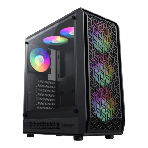 کیس گیمینگ گیم مکس CASE GAMEMAX FORGE AB BLACK - تصویر ۴