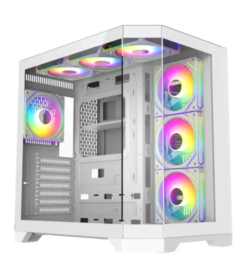 کیس گیمینگ گیم مکس CASE GAMEMAX HYPE A WHITE - تصویر ۵