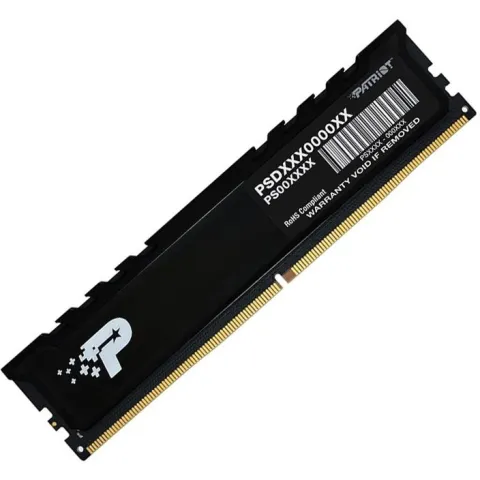 رم پاتریوت PATRIOT SIGNATURE PREMIUM BLACK 32GB 5200MT/s SINGLE CL42 DDR5 - تصویر ۳