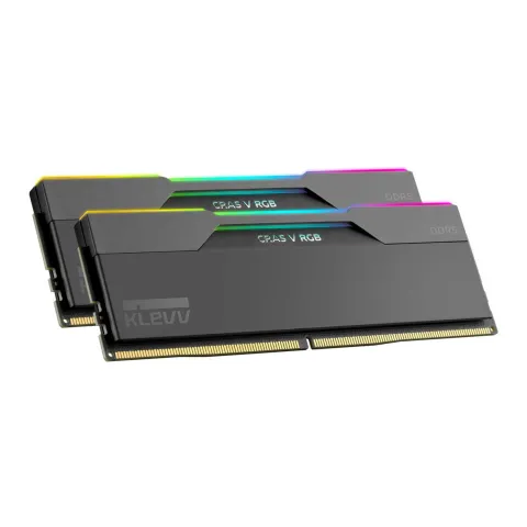 رم کلو KLEVV Cras V RGB BLACK 48GB(2x24) 6000MT/s CL28 DDR5 - تصویر ۲