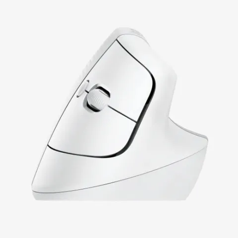 موس لاجیتک Logitech ERGO LIFT VERTICAL OFF-WHITE - تصویر ۴